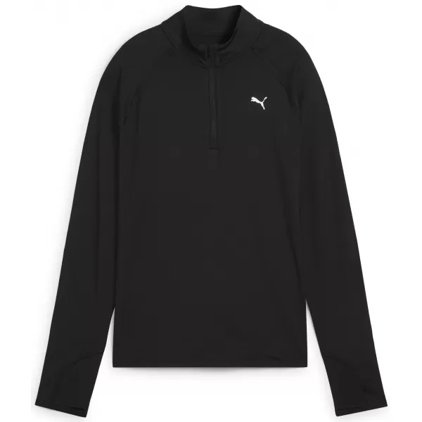  Dámské triko PUMA W RUN VELOCITY CLOUDSPUN 1/4 ZIP 52665001 PUMA BLACK 