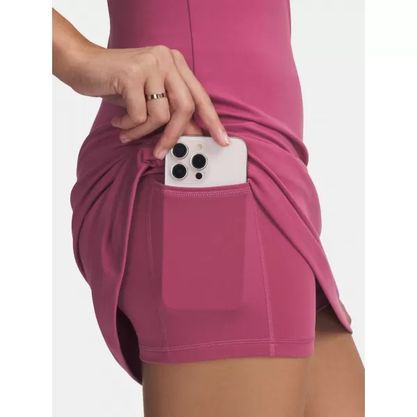  Dámské šaty UNDER ARMOUR MOTION DRESS 1384053-659 ČERVENÁ 