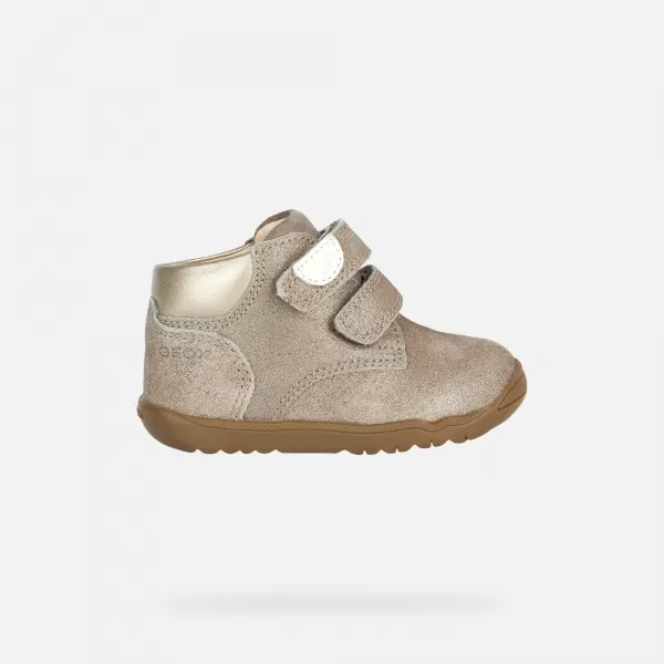  Dívky první kroky GEOX MACCHIA B164PC07722C9006 BÉŽOVÁ 