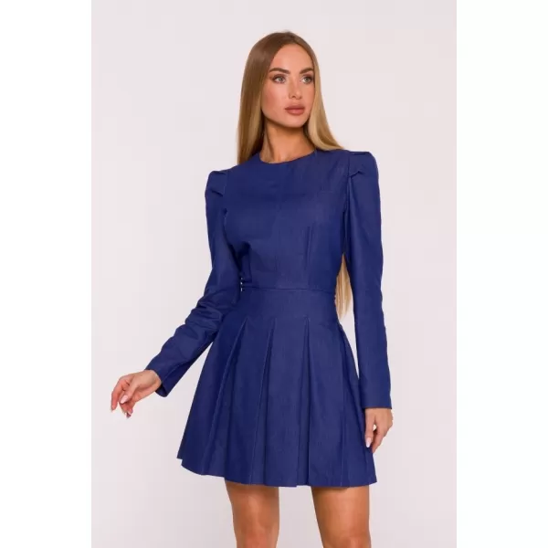  Dámské šaty MOE M884 BLUE 