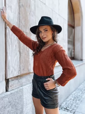 Dámský svetr DSTREET DARIA KARAMELOVÁ