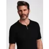 Pánské polo triko OMBRE OM-POSS-0158 BLACK