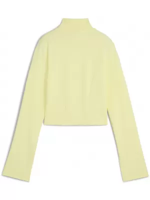 Dámské bunda PUMA DARE TO SLIM CROPPED TRACK JACKET 63214635 GOLD MOON