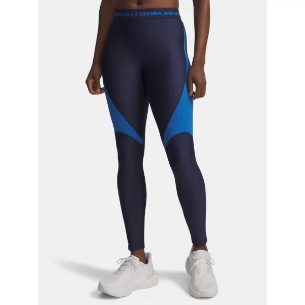  Dámské legíny UNDER ARMOUR UA HG RIB LEGGING 6003983-403 MODRÁ 