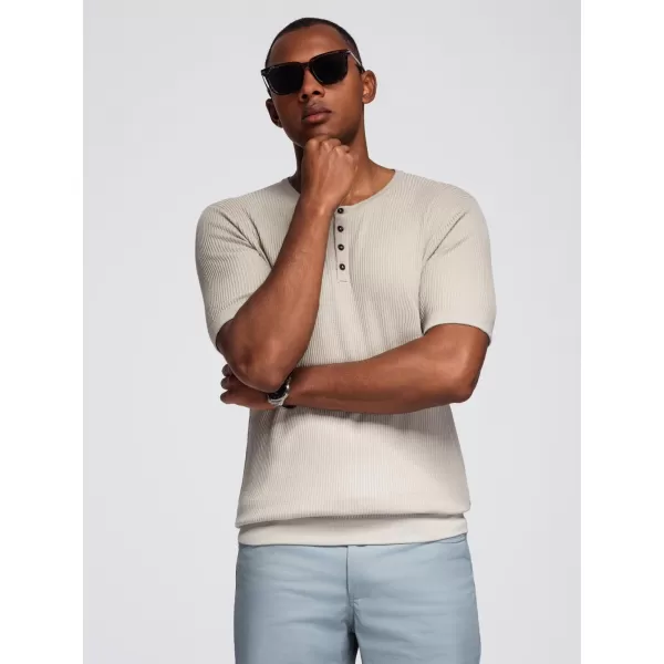  Pánské triko OMBRE OM-TSCT-0254 LIGHT GREY 