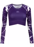 Dámský funkční crop top premium ALTISPORT VOJ/ALW114TR04 FIALOVÁ