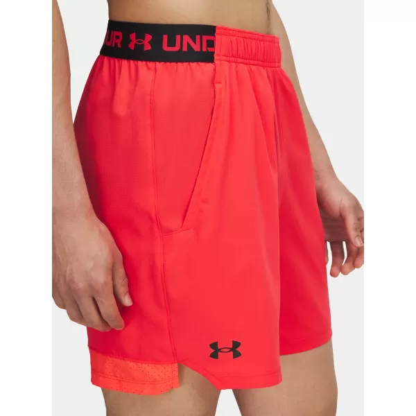  Pánské kraťasy UNDER ARMOUR UA VANISH WOVEN 6IN SHORTS červená 