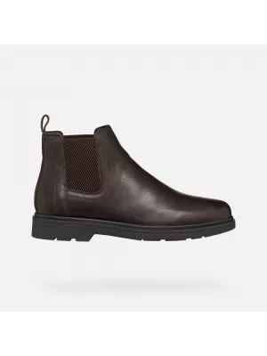 Pánské boty GEOX SPHERICA EC1 G006535 TMAVĚ HNĚDÁ