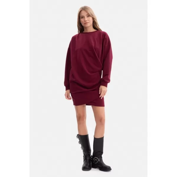  Dámské šaty BEWEAR B298 BURGUNDY 