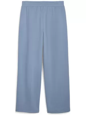 Dámské tepláky PUMA ESS NATURE 2 0 COMFORT LOGO STRAIGHT PANTS FL OP 68808134 COOL BLUE