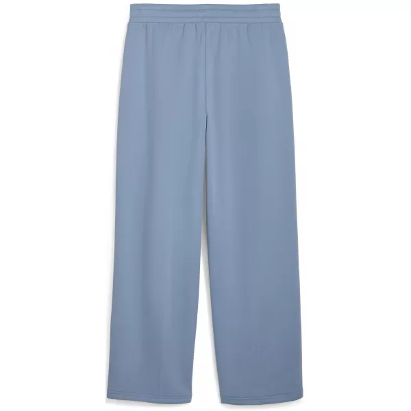  Dámské tepláky PUMA ESS NATURE 2 0 COMFORT LOGO STRAIGHT PANTS FL OP 68808134 COOL BLUE 