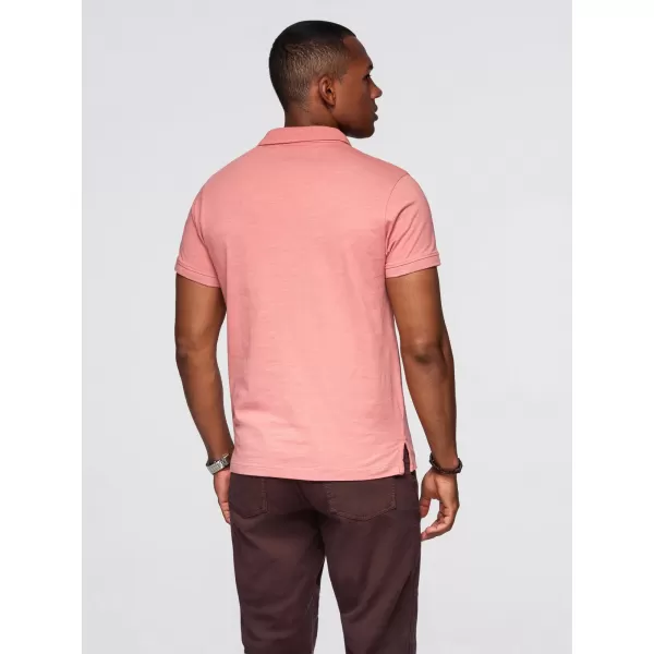 Pánské triko s límečkem OMBRE OM-POWS-0142 PINK 
