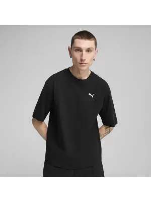 Pánské triko PUMA WARDROBE ESS BOXY TEE 62964501 PUMA BLACK