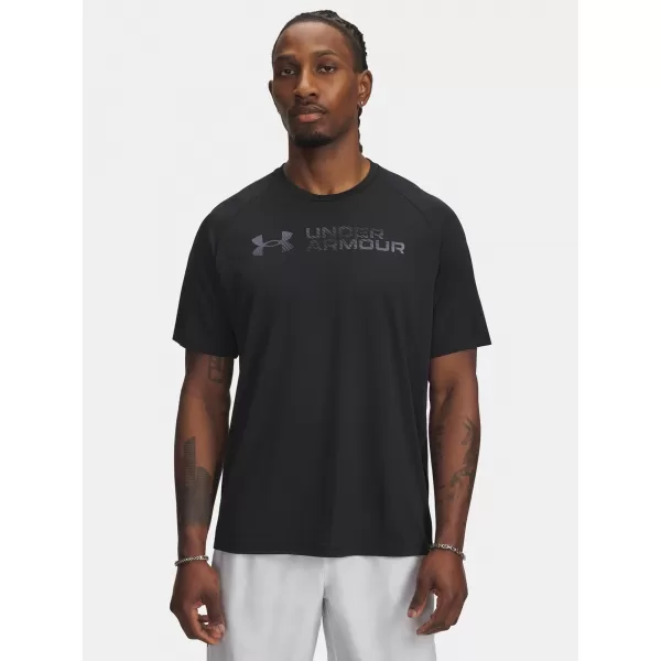  Pánské triko UNDER ARMOUR UA TECH REFLECTIVE SS 6005116-001 ČERNÁ 