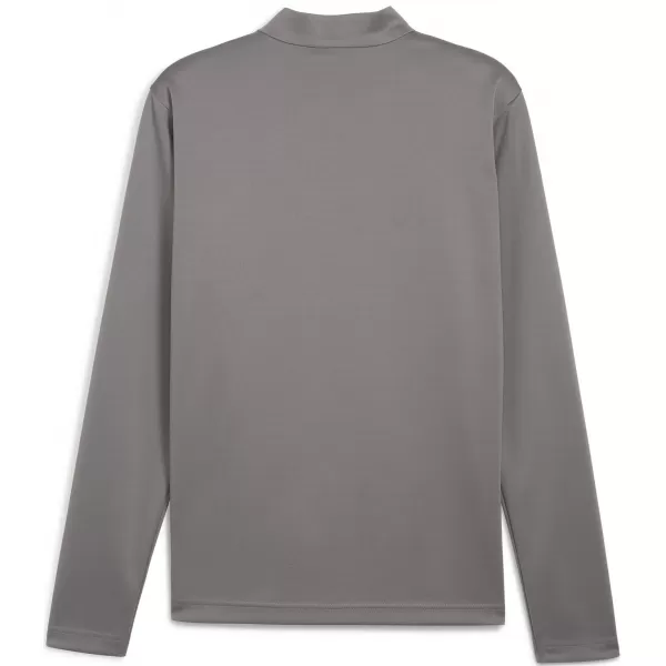  Pánské triko PUMA TEAMGOAL TRAINING 1/4 ZIP TO 658629_13 CAST IRON/WHITE/SHADOW GRAY 