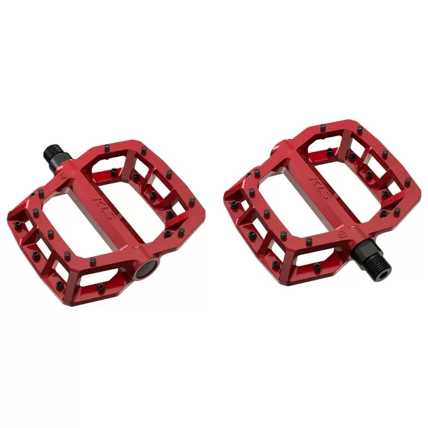  Pedál KLS FLAT 50 BB 023 red RED 