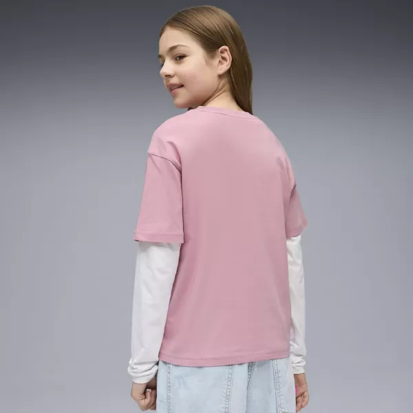  Dětské triko PUMA ESS BOXY TEE G 68513165 POISED PINK 