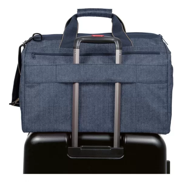  Taška REISENTHEL ALLROUNDER L POCKET HERRINGBONE DARK BLUE 
