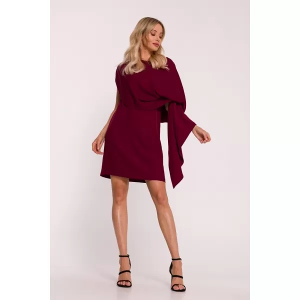  Dámské šaty STYLOVE S423 MAROON 