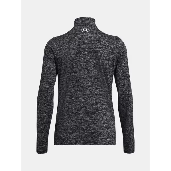  Dámská mikina UNDER ARMOUR  TECH 1/2 ZIP- TWIST ČERNÁ 