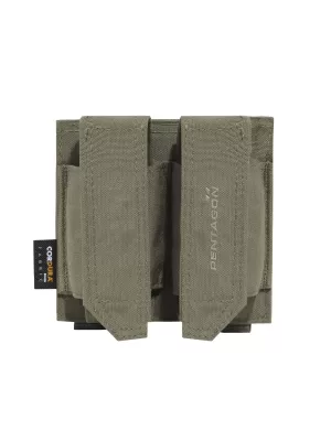 Pouzdro PENTAGON DOUBLE FB POUCH K17093 BROWN GREY