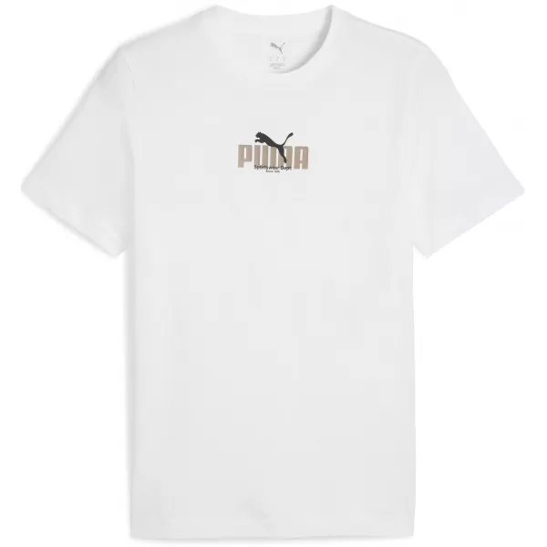  Pánské triko PUMA GRAPHIC PUMA WORDING TEE 68803202 PUMA WHITE 