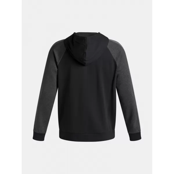  Pánská mikina UNDER ARMOUR RIVAL FLC CB HOOD ČERNÁ 