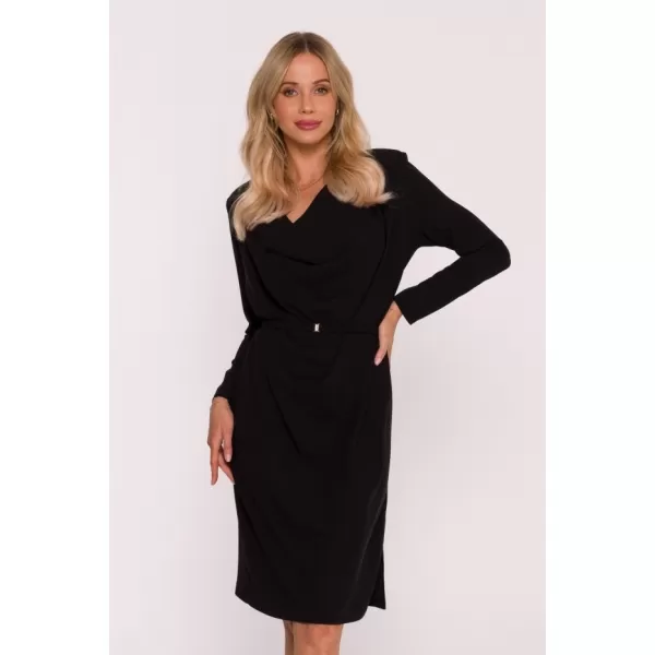  Dámské šaty STYLOVE S428 BLACK 