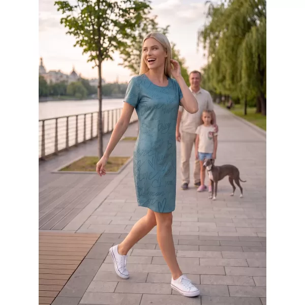  Dámské prodloužené triko/šaty premium ALTISPORT VOJ/ALW084SAT02 ZELENÁ 