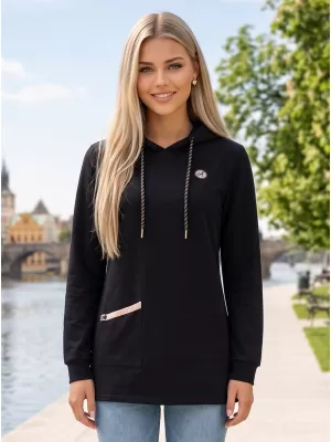 Dámská mikina ALTISPORT GITA ČERNÁ