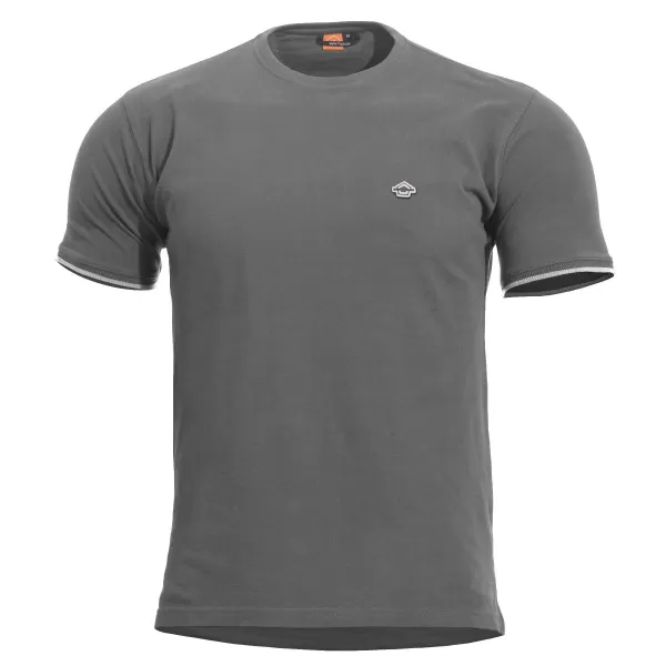  Triko PENTAGON LEVANTES CREWNECK STRIPES K09026 WOLF/GREY 