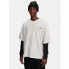 Pánské triko UNDER ARMOUR UA RIVAL WAFFLE CREW 1383106-110 BÍLÁ