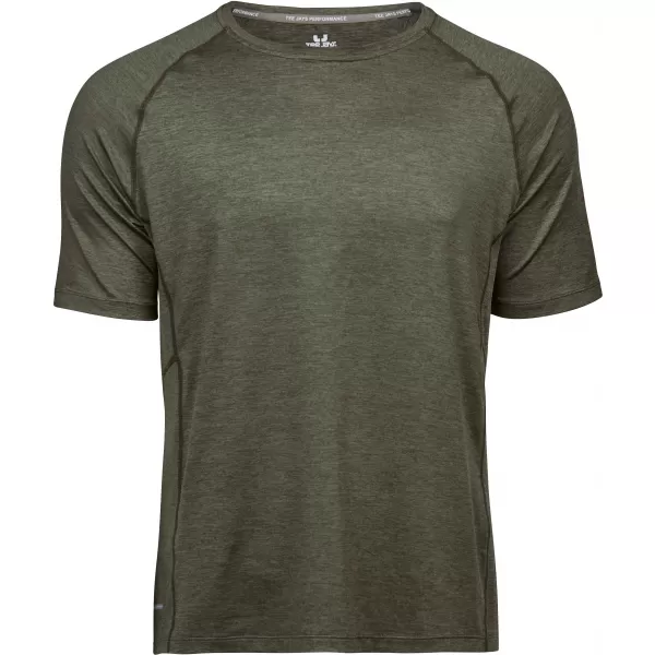  Pánské tričko Tee Jays | TJ 7020 OLIVE MELANGE 