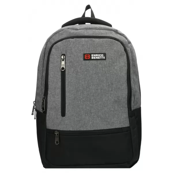  Batoh ENRICO BENETTI HAMBURG 15 NOTEBOOK BACKPACK LIGHT GREY 