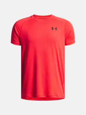 Chlapecké triko UNDER ARMOUR UA TECH 2.0 SS 1363284-714 ČERVENÁ