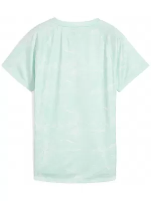 Dámské triko PUMA W RUN VELOCITY AOP TEE 52759945 MINT MELT