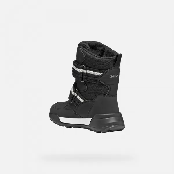  Chlapecké kotníkové boty GEOX TREKKYUP ABX J56MBB050FUC9999 ČERNÁ 