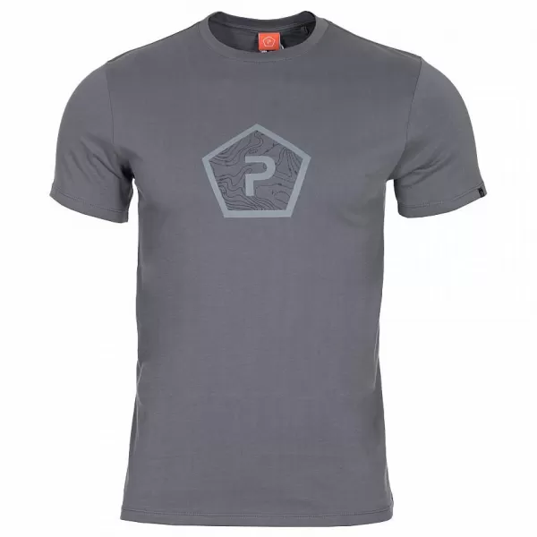  Pánské triko PENTAGON PENTAGON SHAPE K09012 WOLF/GREY 