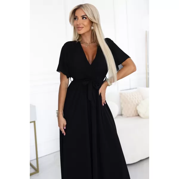  Dámské šaty NUMOCO 545-5 ČERNÁ 
