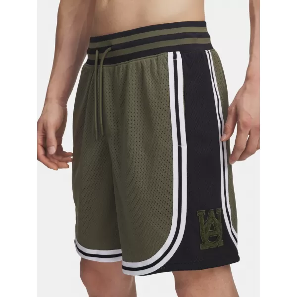  Pánské kraťasy UNDER ARMOUR UA M COURTSIDE SHORT 6004087-390 ZELENÁ 
