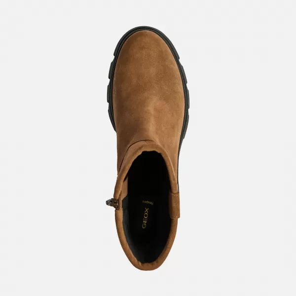  Dámské boty GEOX PLUETTE G009562 SVĚTLE HNĚDÁ 