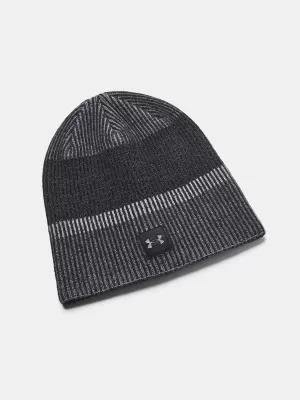 Čepice UNDER ARMOUR LAUNCH REFLECTIVE BEANIE 1386648-001 ČERNÁ