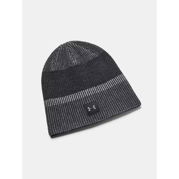  Čepice UNDER ARMOUR LAUNCH REFLECTIVE BEANIE 1386648-001 ČERNÁ 