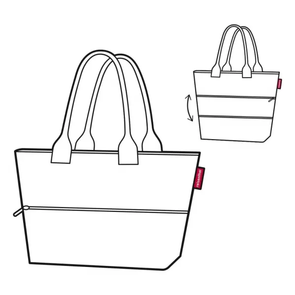  Kabelka REISENTHEL SHOPPER E1 TWIST SILVER 