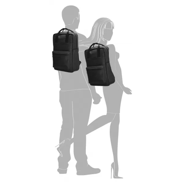  Batoh ENRICO BENETTI ROTTERDAM 13 NOTEBOOK BACKPACK BLACK 