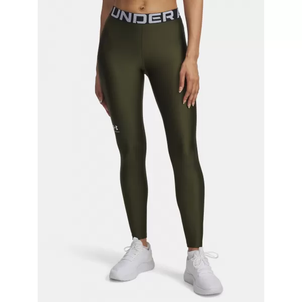  Dámské legíny UNDER ARMOUR UA HG LEGGING 1383559-308 ZELENÁ 