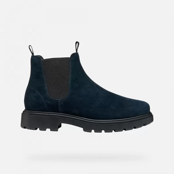  Pánské boty GEOX SPHERICA EC7 G011182 TMAVĚ MODRÁ 
