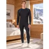 Pánský termo set ALTISPORT GAIN ČERNÁ/MODRÁ