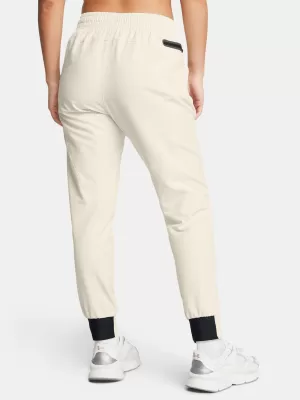 Dámské tepláky UNDER ARMOUR UA UNSTOPPABLE JOGGER 1376926-110 BÍLÁ