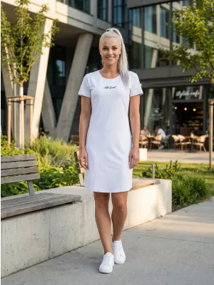 Dámské prodloužené triko/šaty premium ALTISPORT VOJ/ALW075SAT02 WHITE